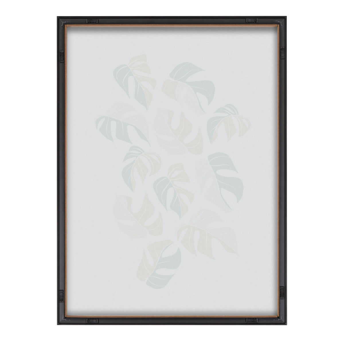 Blake Tropical Leaves 02 Framed Printed Glass by Alicia Schultz
