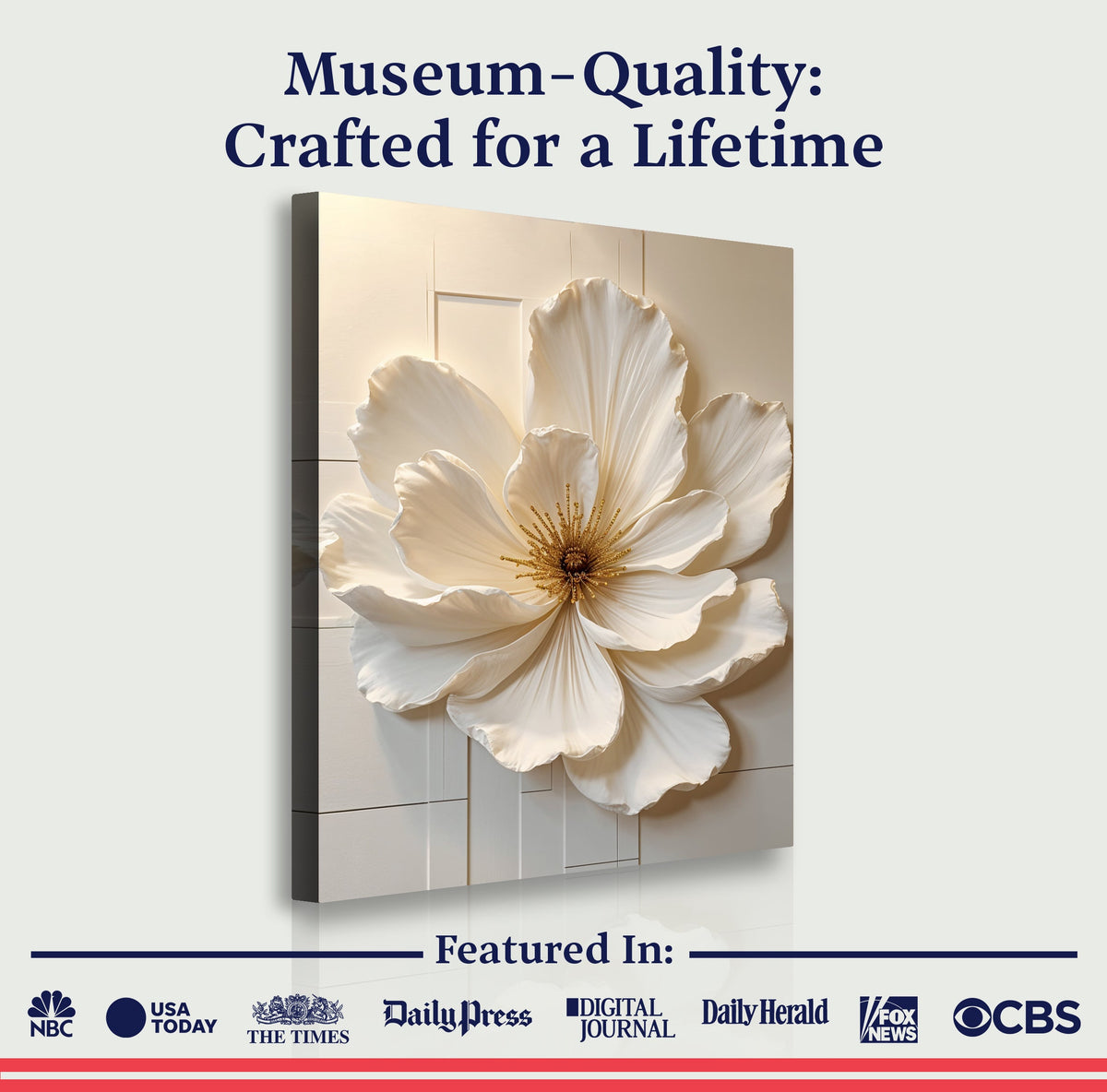 Modern Bloom Essence Canvas Wall Art
