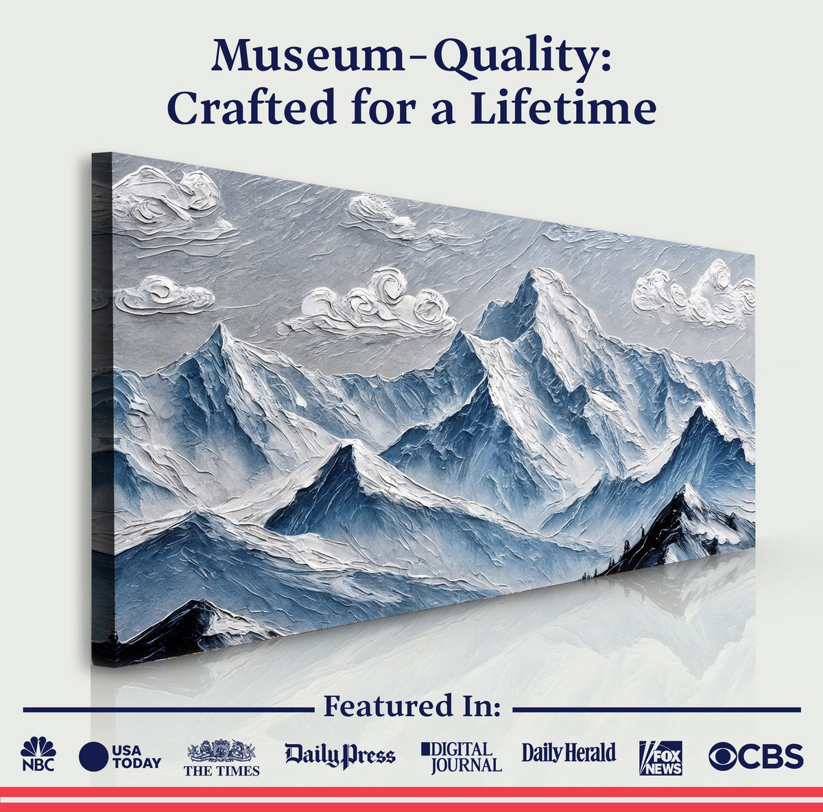 Mountain Minimalist Canvas Wall Art