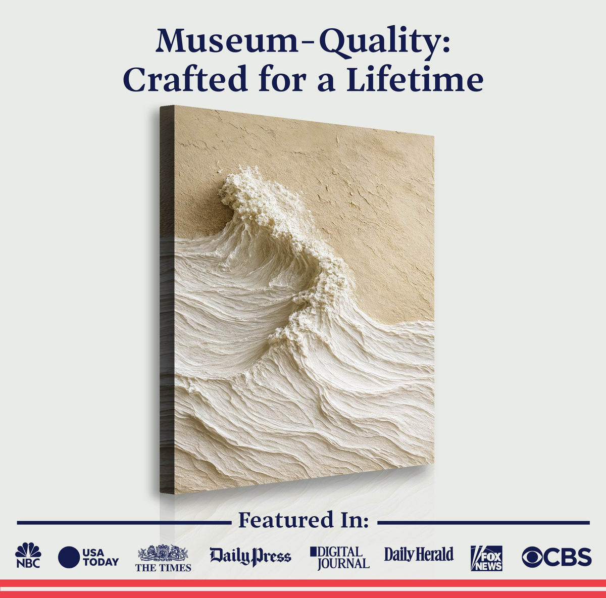 Modern Neutral Mountain Canvas Wall Art