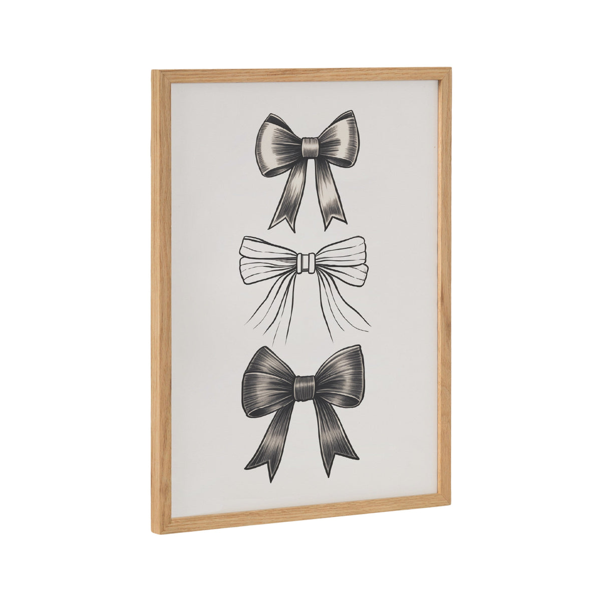Gallery Coquette Preppy Retro Girly Black Bows Print by The Creative Bunch Studio