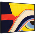 Sylvie Retro Bright Abstract True Color 1 Framed Canvas by Grant Mahr