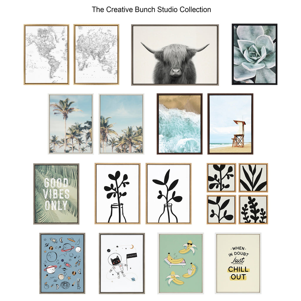 Blake This Week Black Framed Glass Dry-Erase Weekly Planner by The Creative Bunch Studio