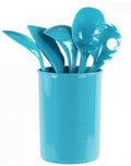 6-Piece Kitchen Utensil Set with Holder, Turquoise