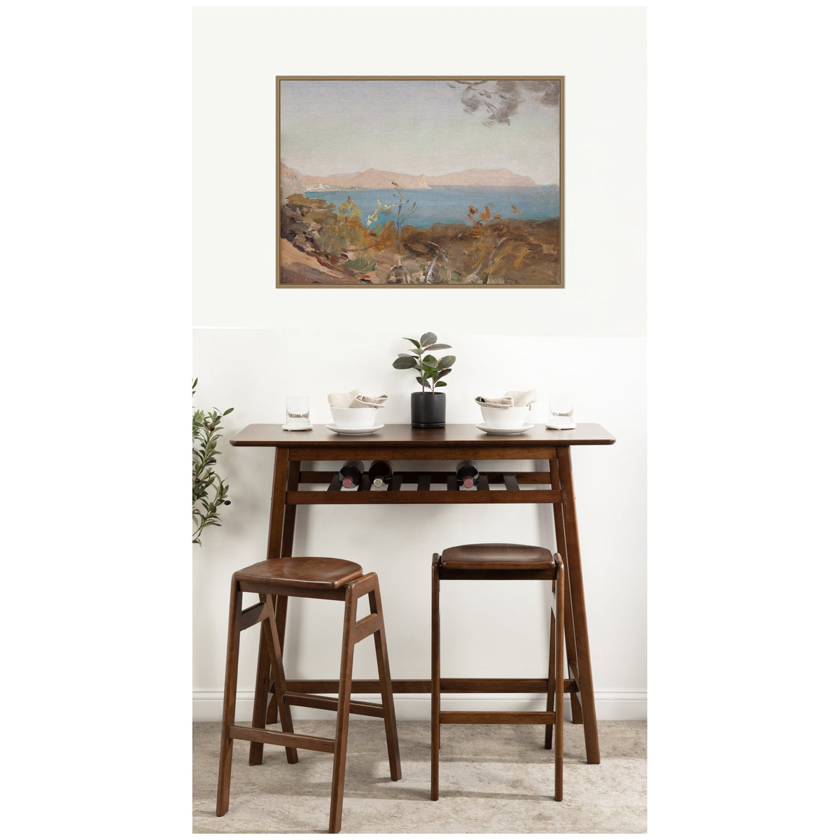 Sudak 3 1904 Jan Ciaglinski by Nostalgia Prints Framed Canvas Wall Art Print
