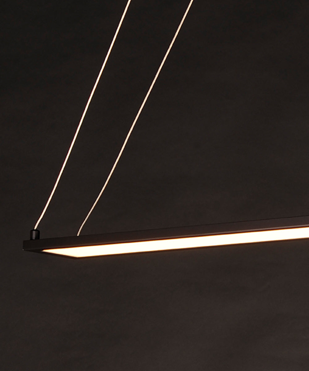 Maxim Wafer 24"L 1-Light LED Island Light Fixture Bronze Finish