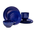 12-Piece Melamine Dinnerware Set for 4, Indigo