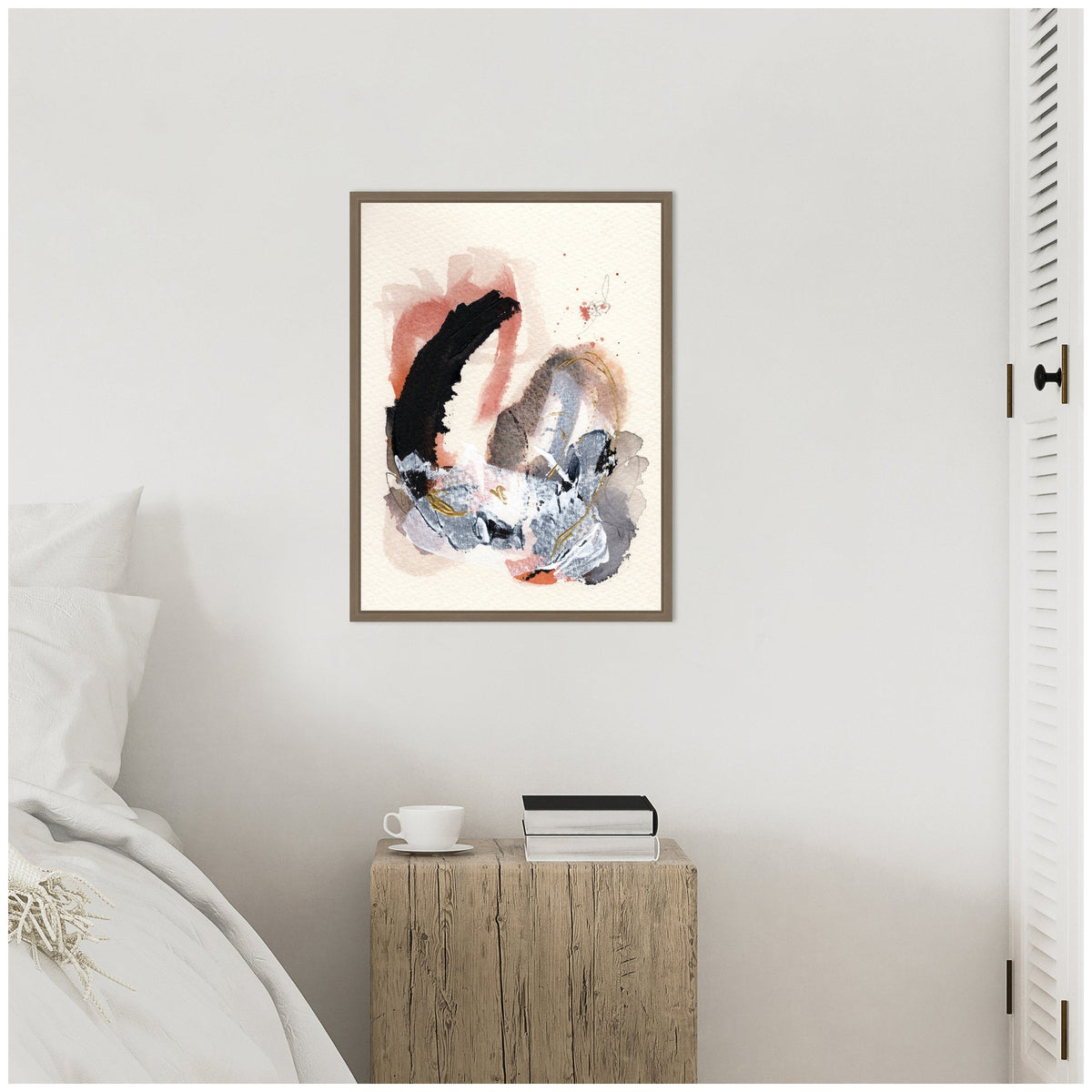 Sylvie Urban Wanderer 3 Framed Canvas by Xizhou Xie