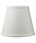 Home Concept Empire Linen Edison Clip-On Lamp Shade Light Oatmeal - 8"W x 7" Slant Height