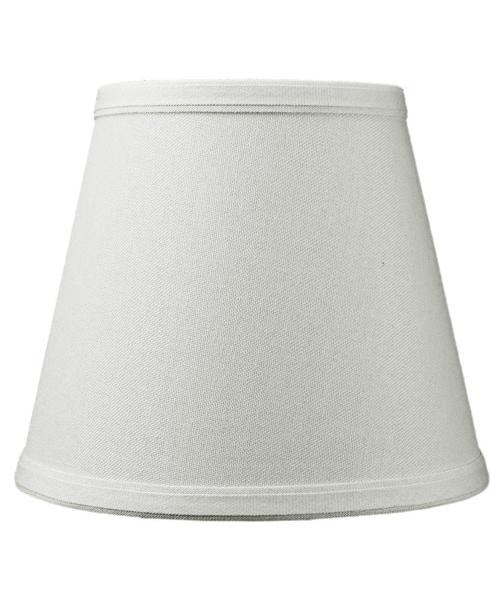 Home Concept Empire Linen Edison Clip-On Lamp Shade Light Oatmeal - 8"W x 7" Slant Height
