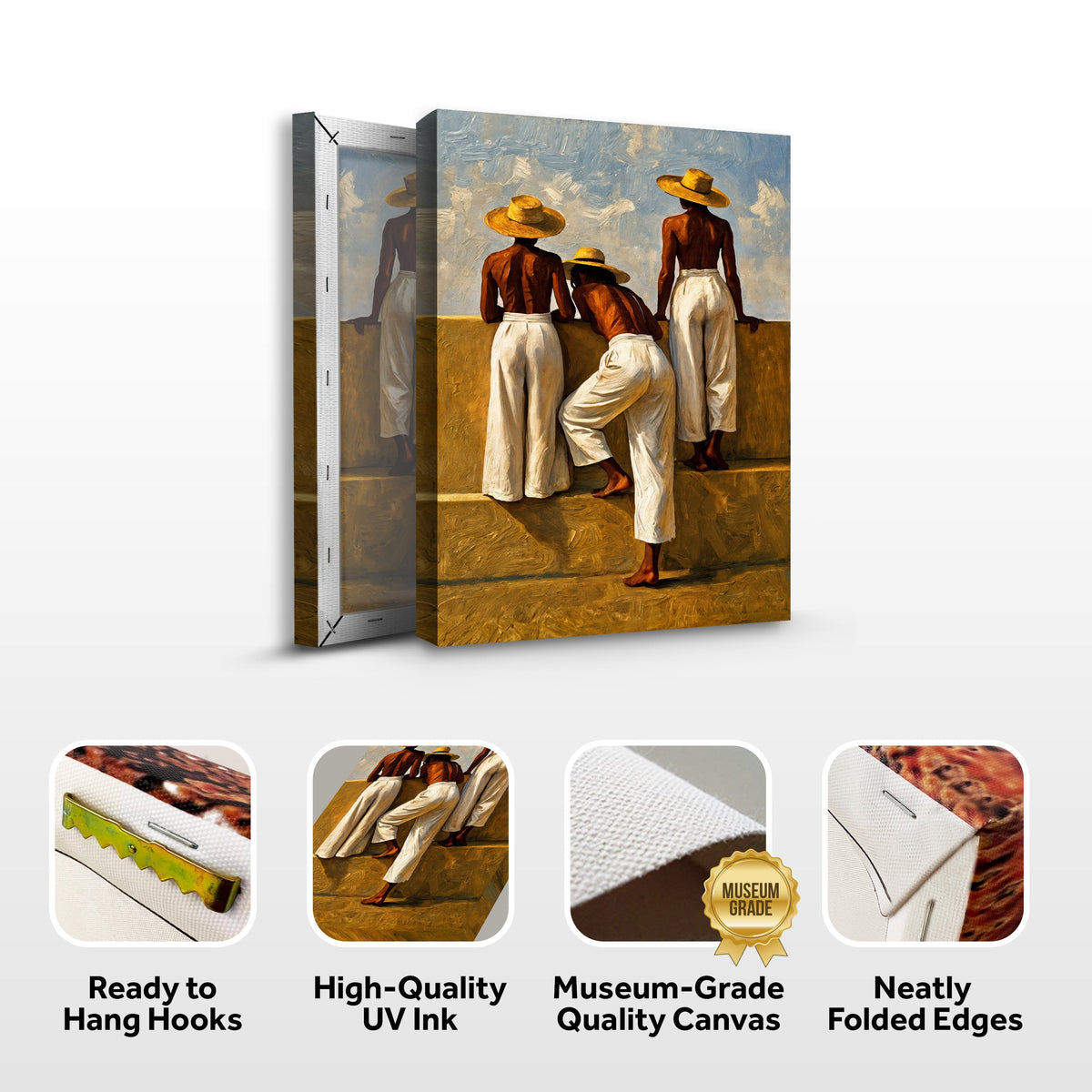 The Summer Watchers Canvas Wall Art