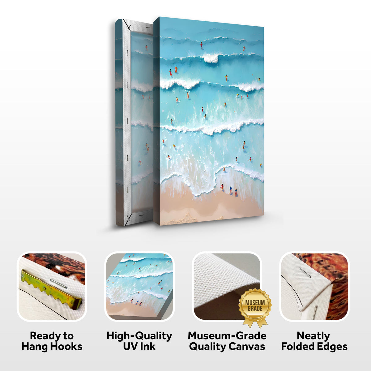 Beach Days Canvas Wall Art IX