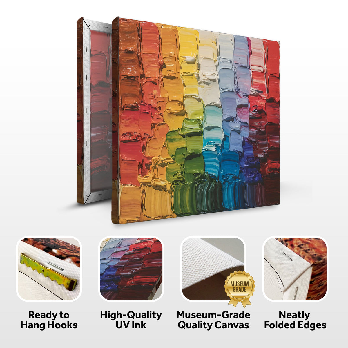 Chroma Flow Canvas Wall Art