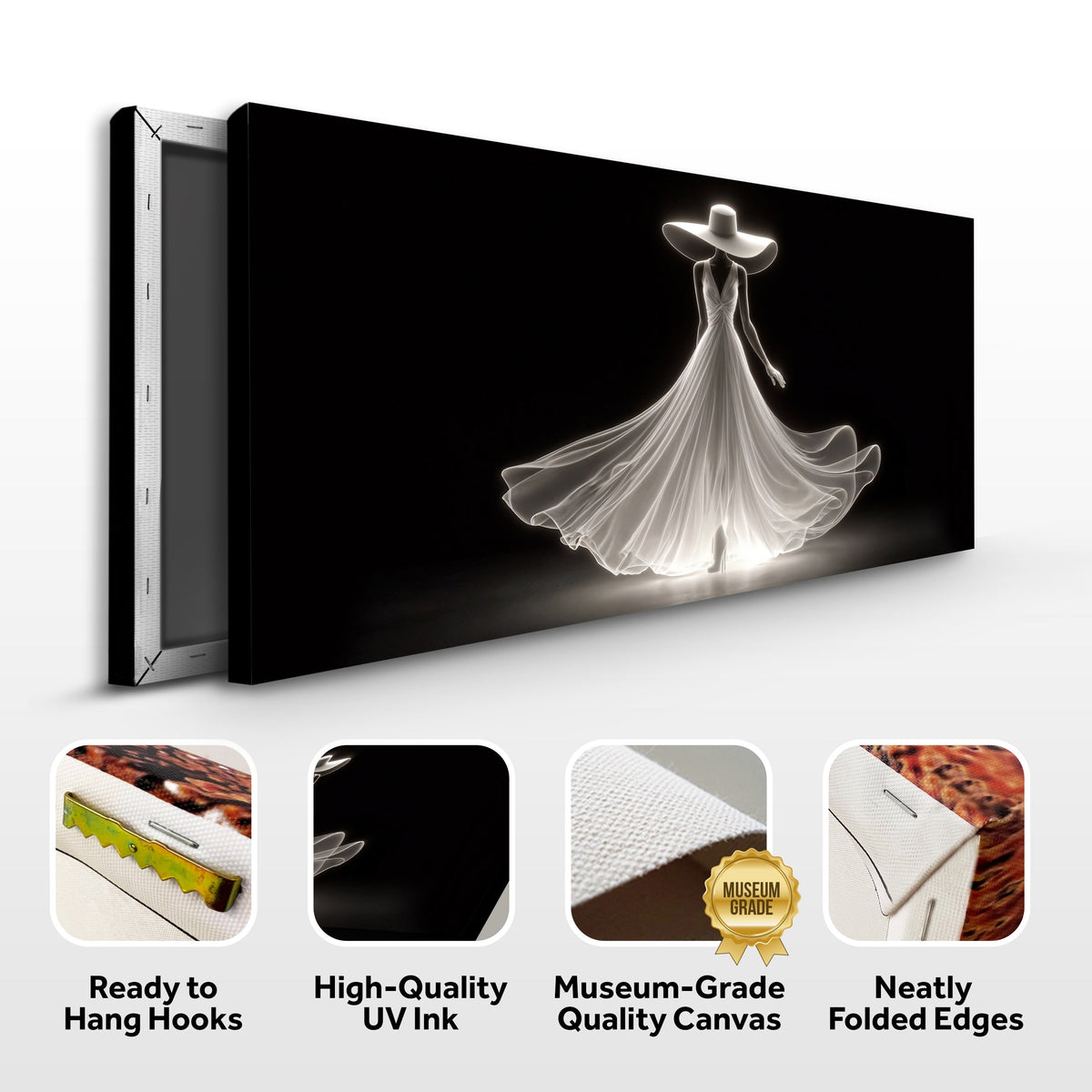 Modern Glam Fashion Canvas Wall Art