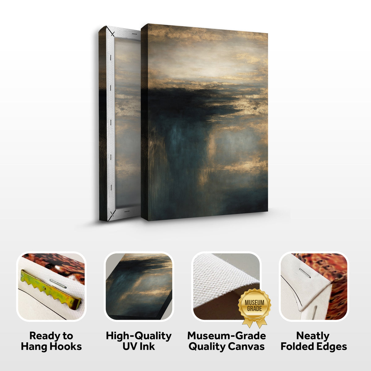 Cloudscape Glimmer Canvas Wall Art