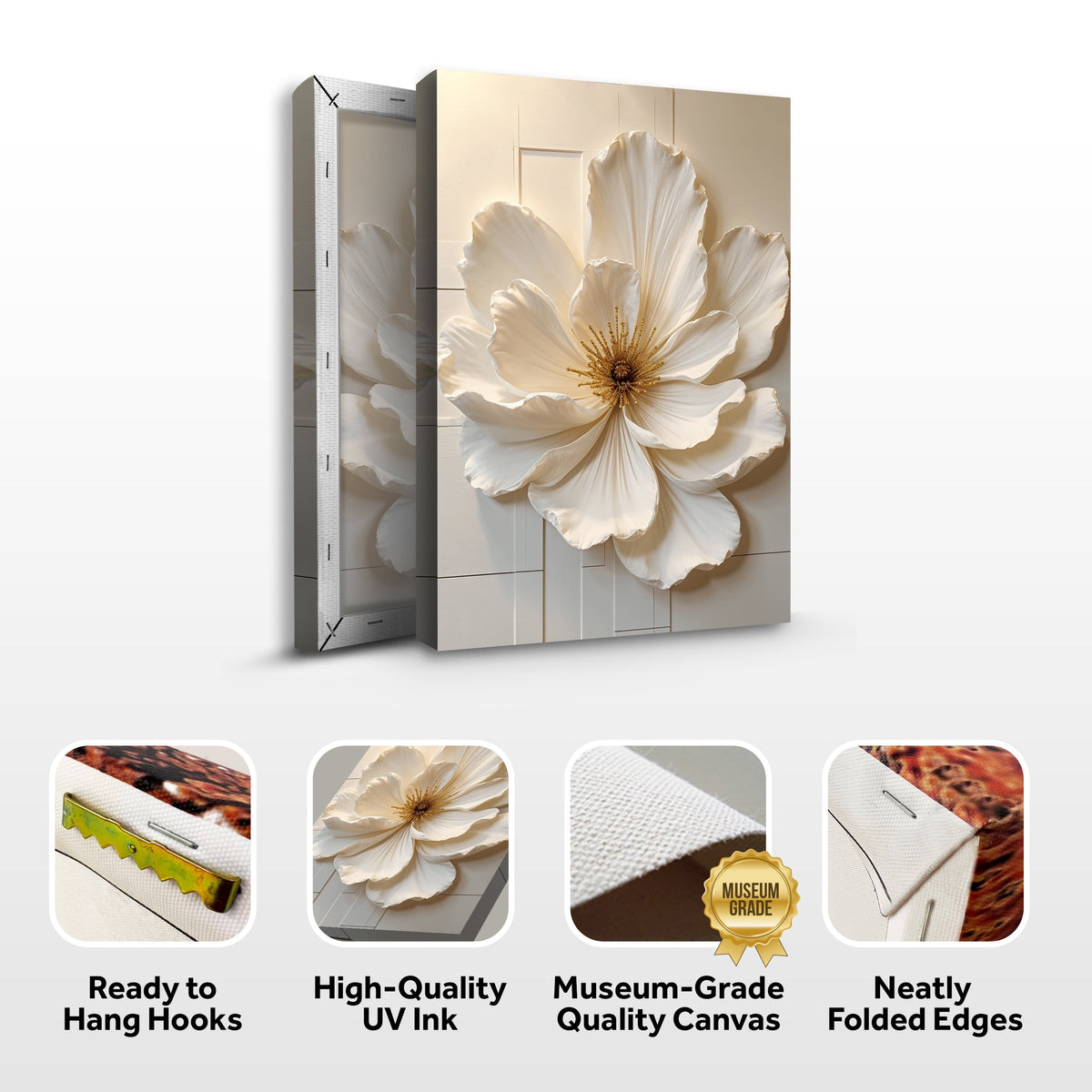 Modern Bloom Essence Canvas Wall Art