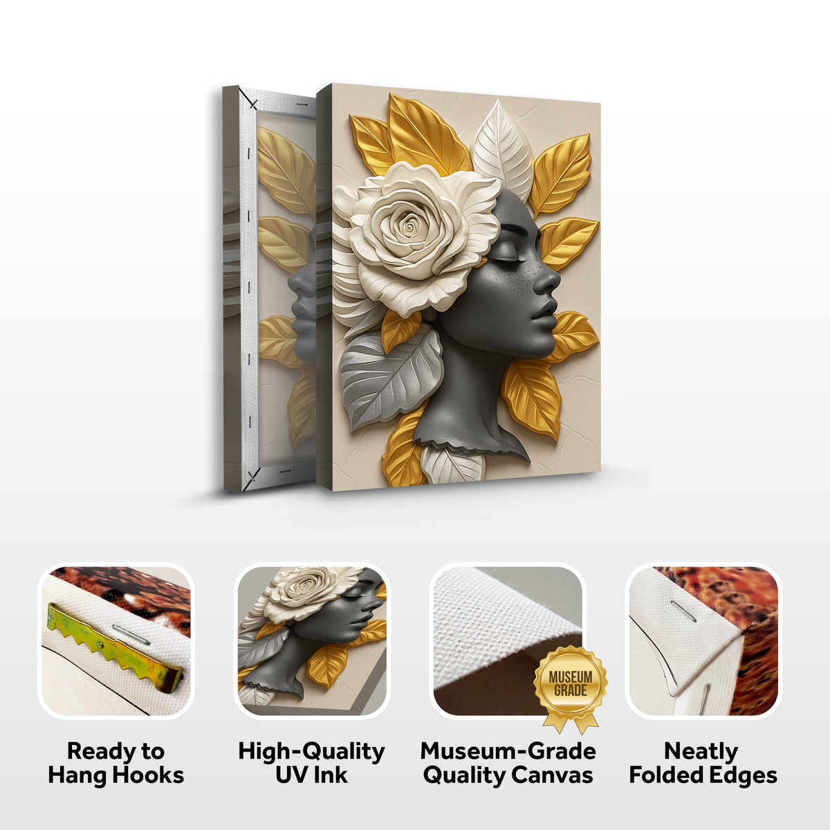 Floral Majesty Canvas Wall Art III