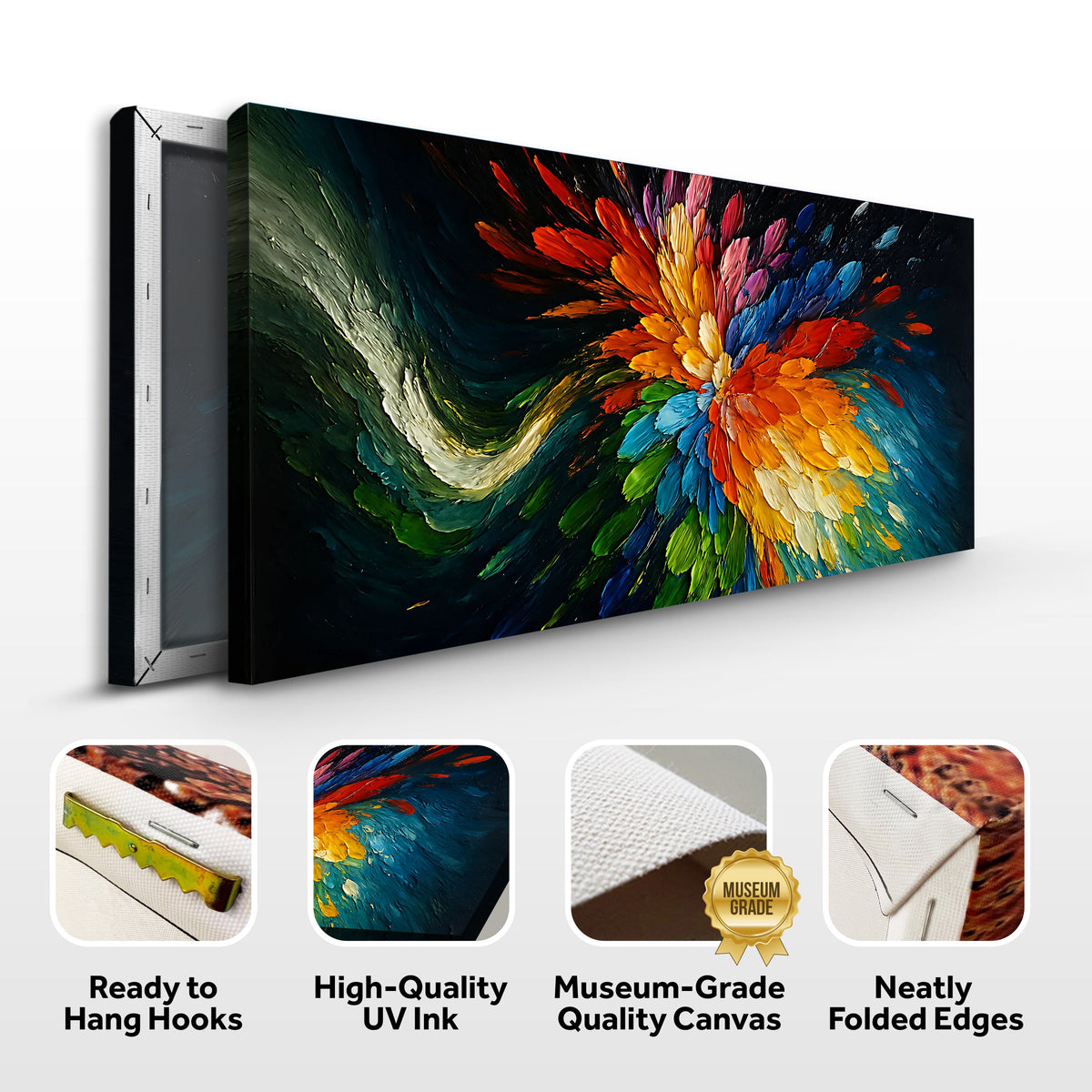 Cosmic Burst Canvas Wall Art
