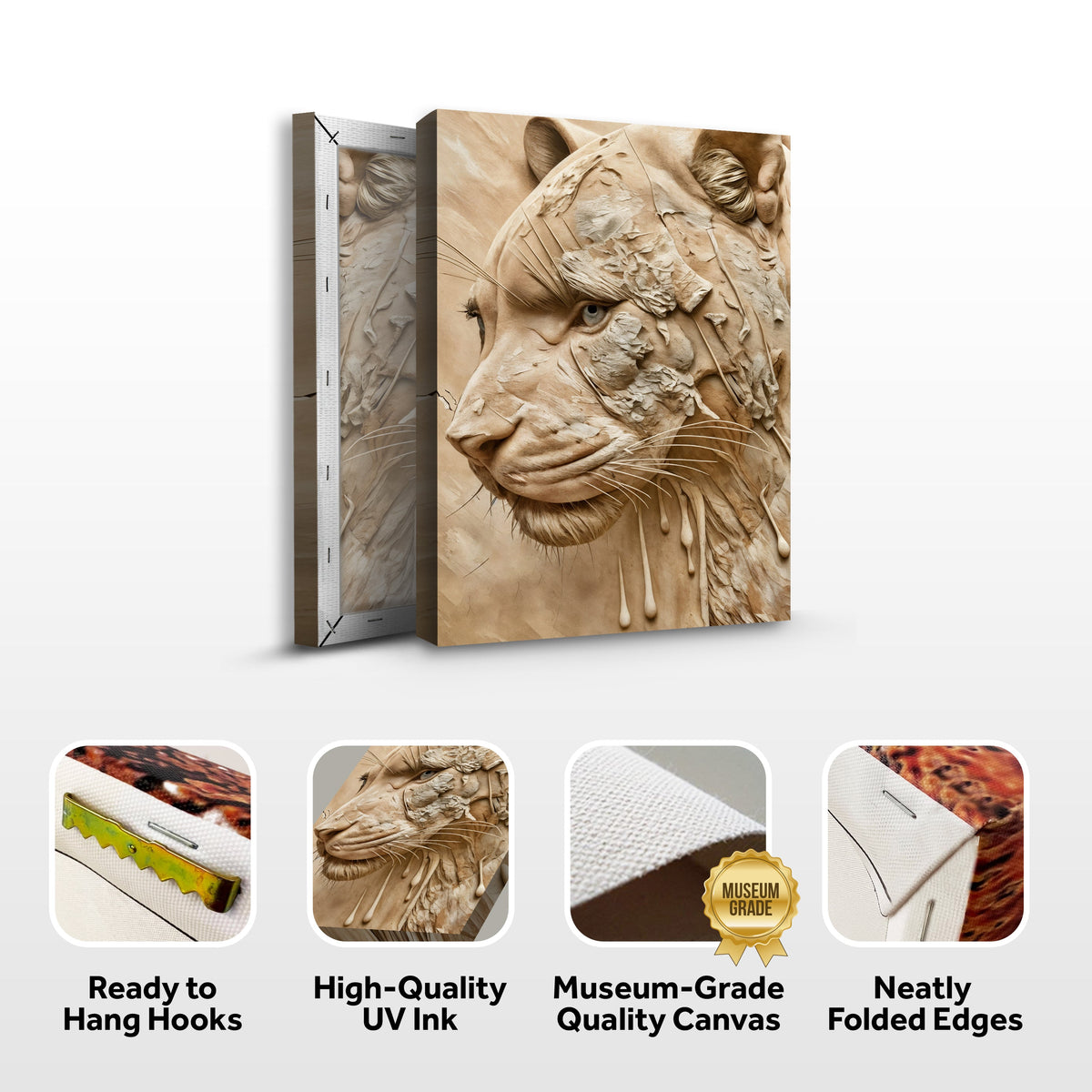 Earthen Predator Canvas Wall Art