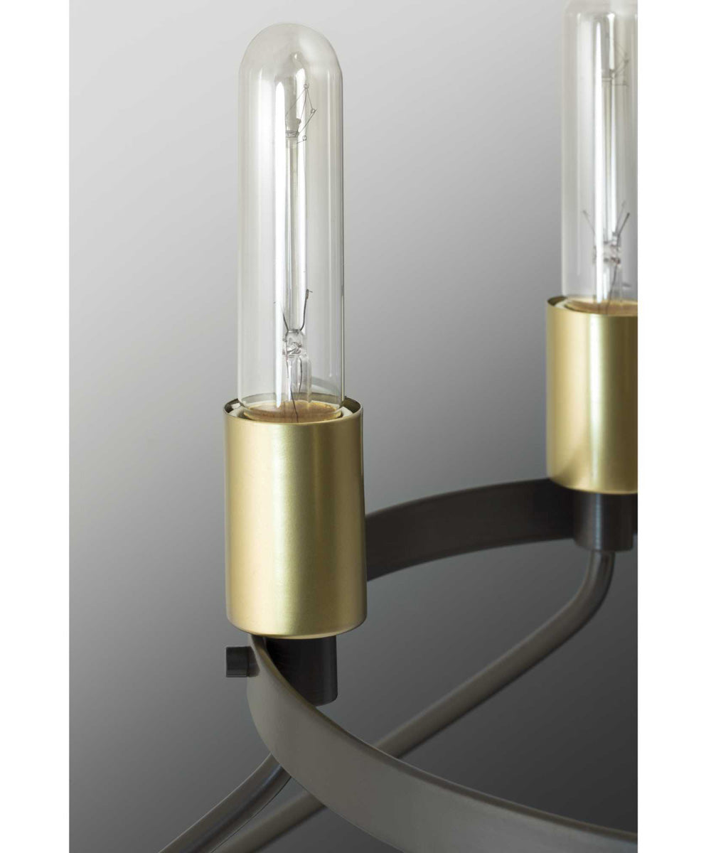 Progress Lighting Hangar 2-Light 16"w Semi-Flush Mount/Pendant Light Convertible Light Fixture Antique Bronze