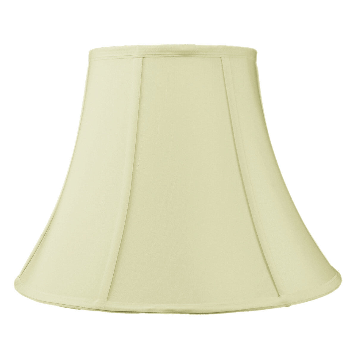 Home Concept Eggshell Shantung Bell Lamp Shade - 16"W x 12" Slant Height