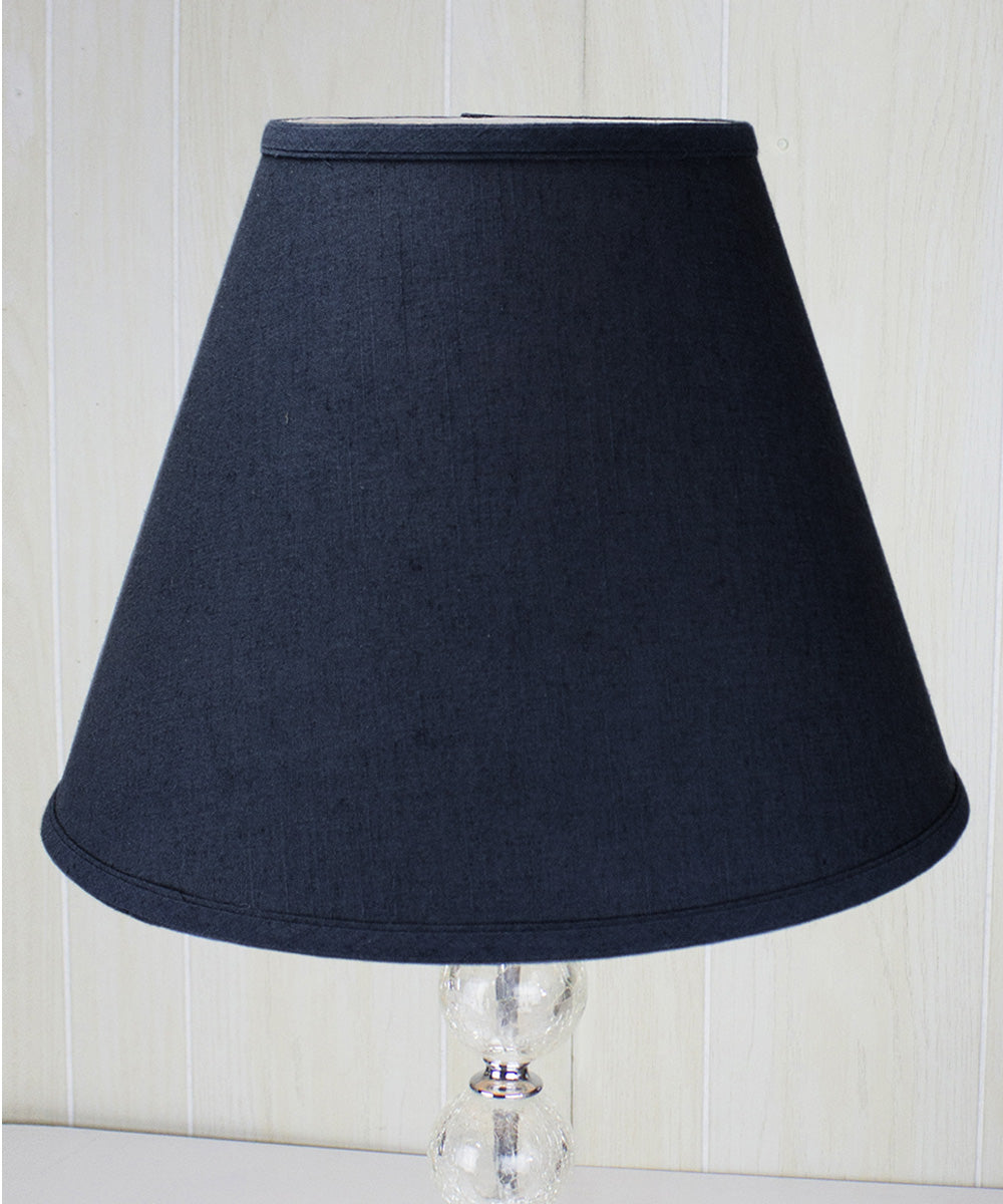 Home Concept Empire Hardback Lamp Shade Textured Slate - 16"W x 12" Slant Height, Spider Fitter
