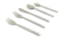 Vibhsa Modern Stainless Steel 5-Piece Flatware Place Setting, Service for 1