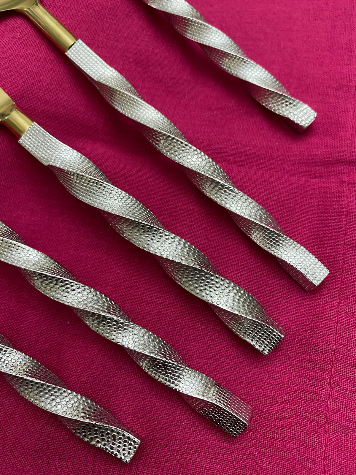 Vibhsa Gold Stainless Steel Flatware Set of 20 PC