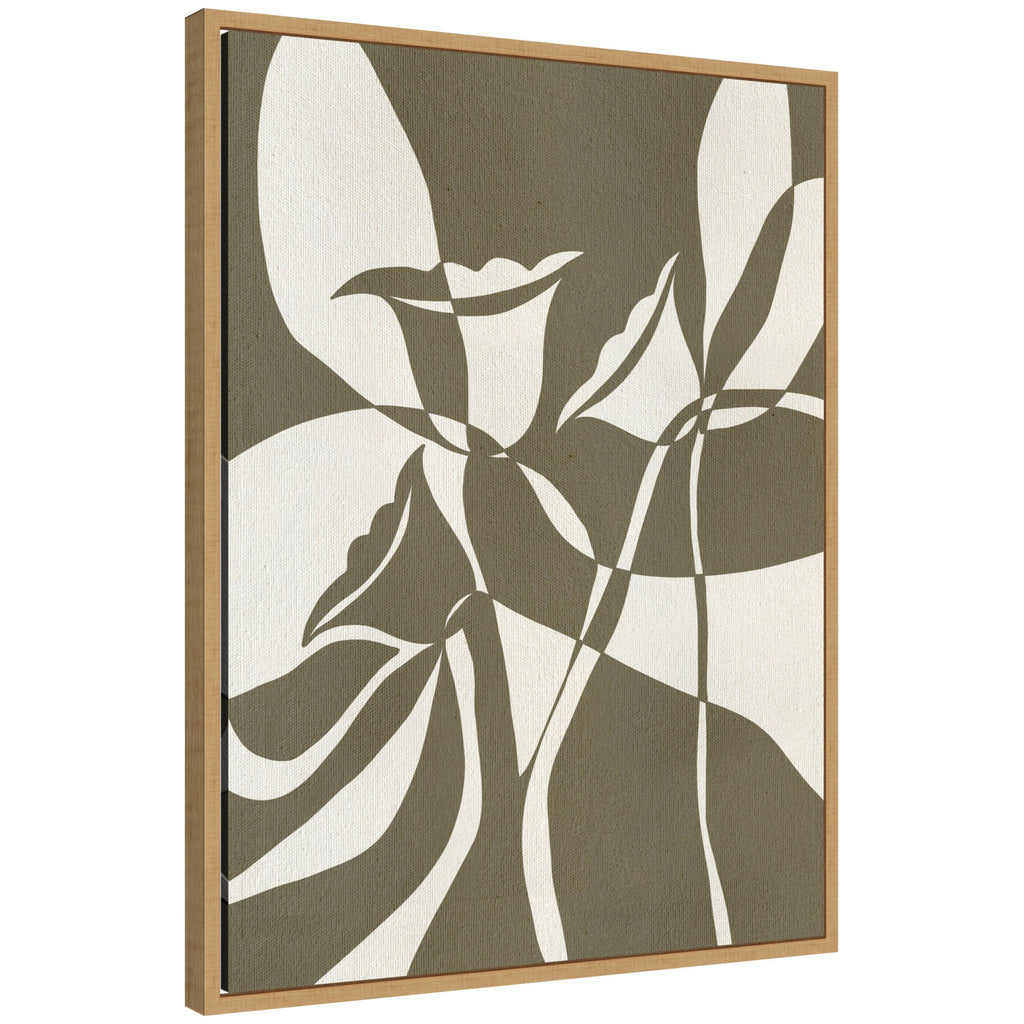 Sylvie Bound by Beauty 4 Framed Canvas by Shatha Al Dafai