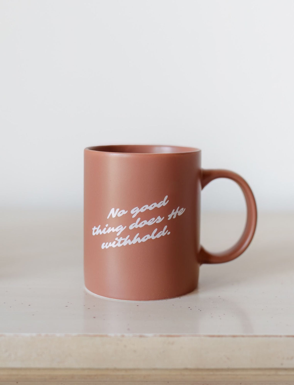 No good thing does He withhold Ceramic Mug