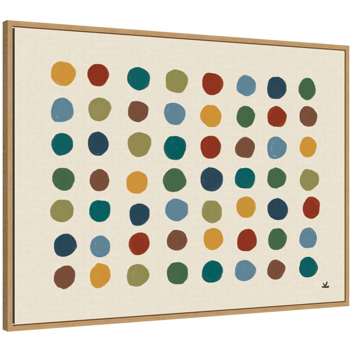 Meditation No. 3b by Kelly Knaga Framed Canvas Wall Art Print