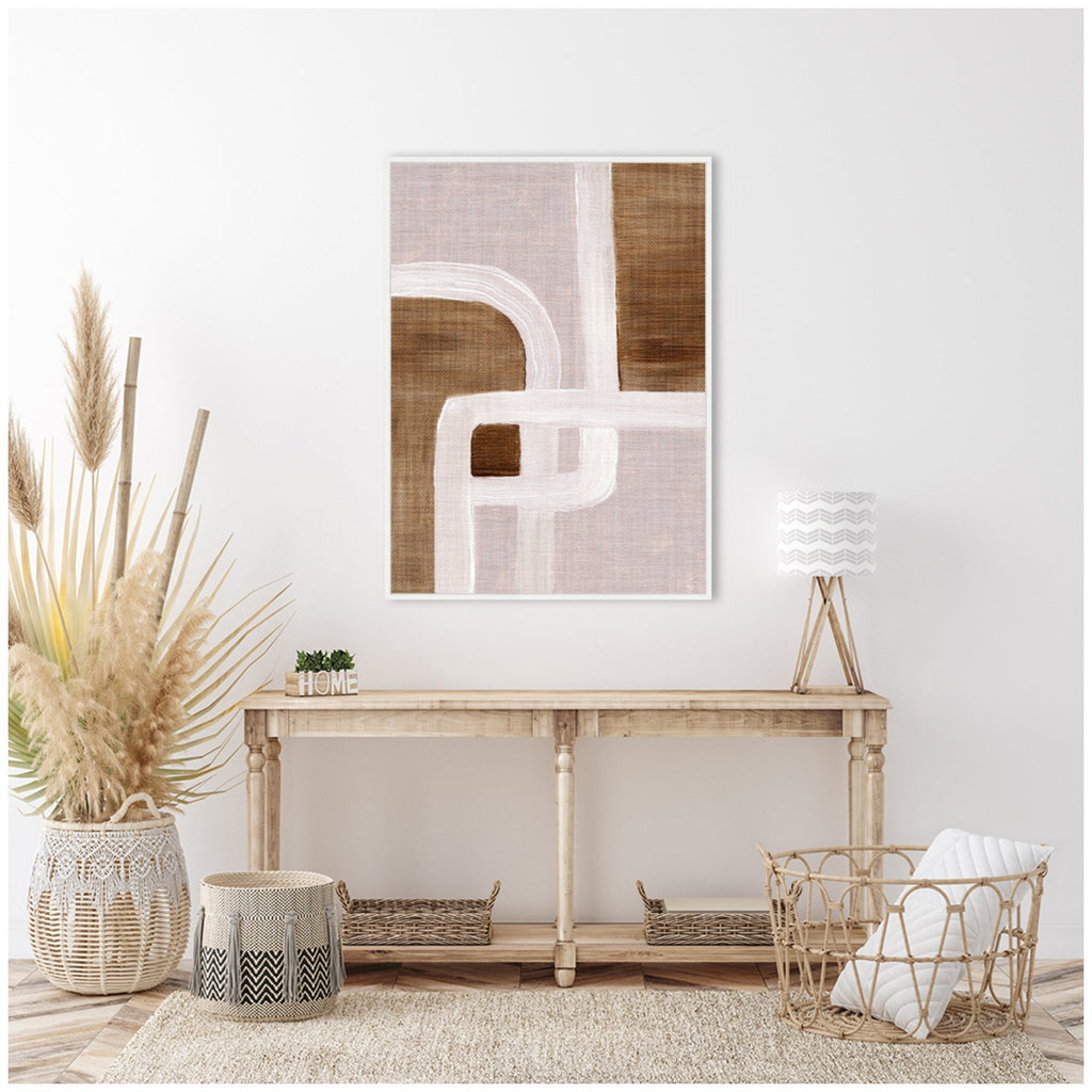 Sylvie Rhythmic Lines ll Framed Canvas by Nikita Jariwala