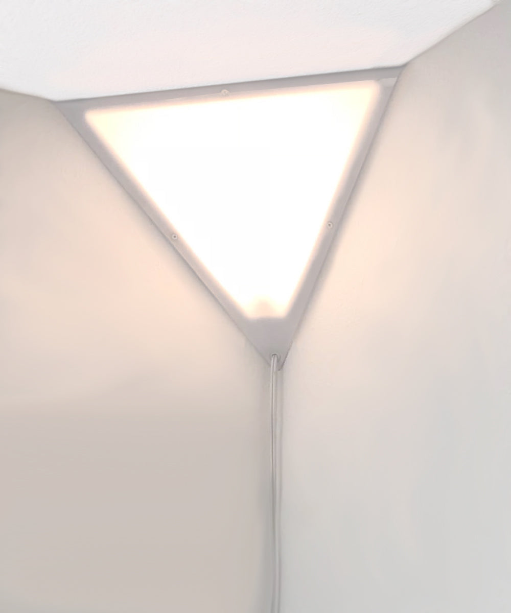 Home Concept Beacon Triangle Corner Light Plug-In Cord White - 16"W