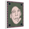 Sylvie Under The Sun 5 Framed Canvas by Shatha Al Dafai