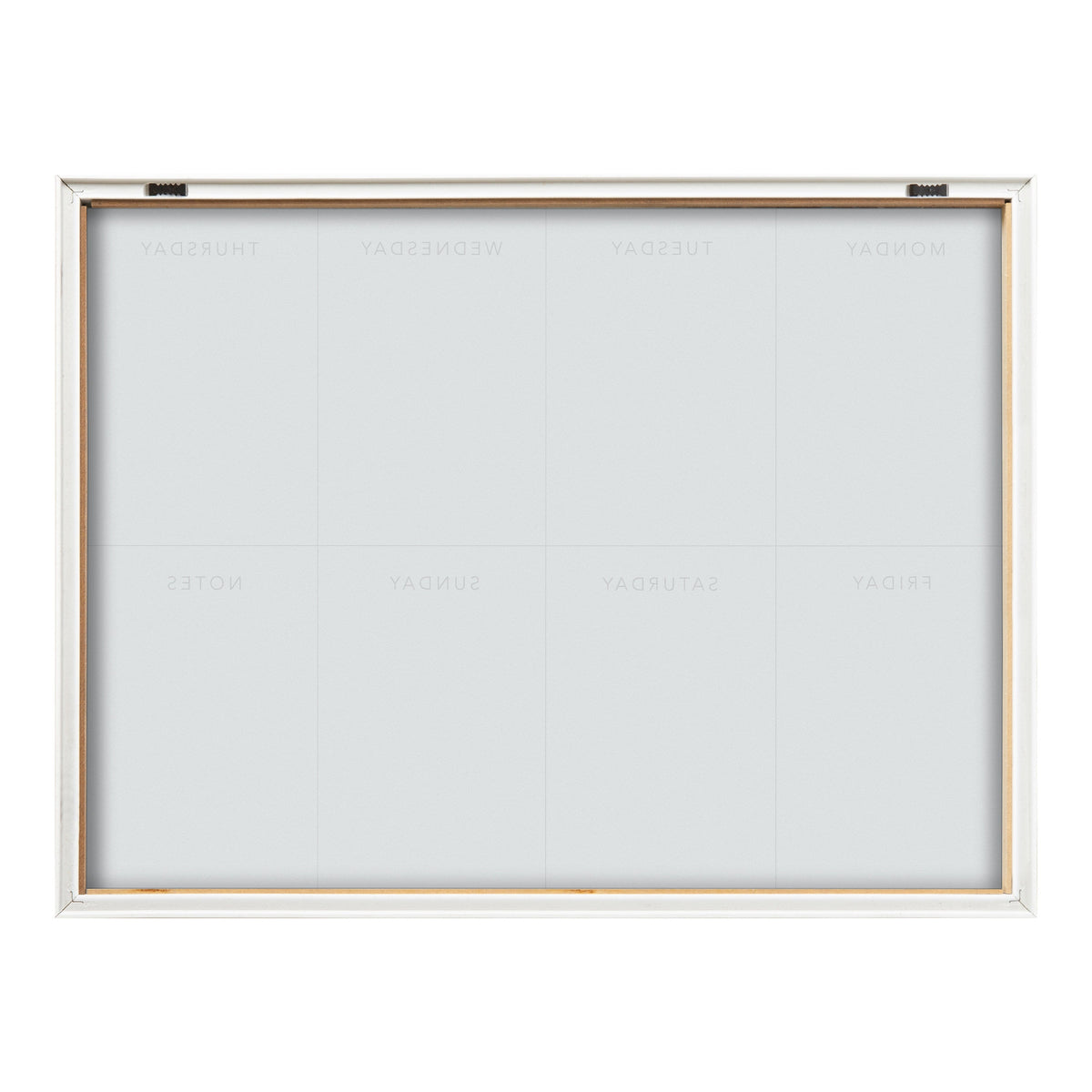 Blake This Week Framed Glass Dry-Erase Weekly Planner by The Creative Bunch Studio