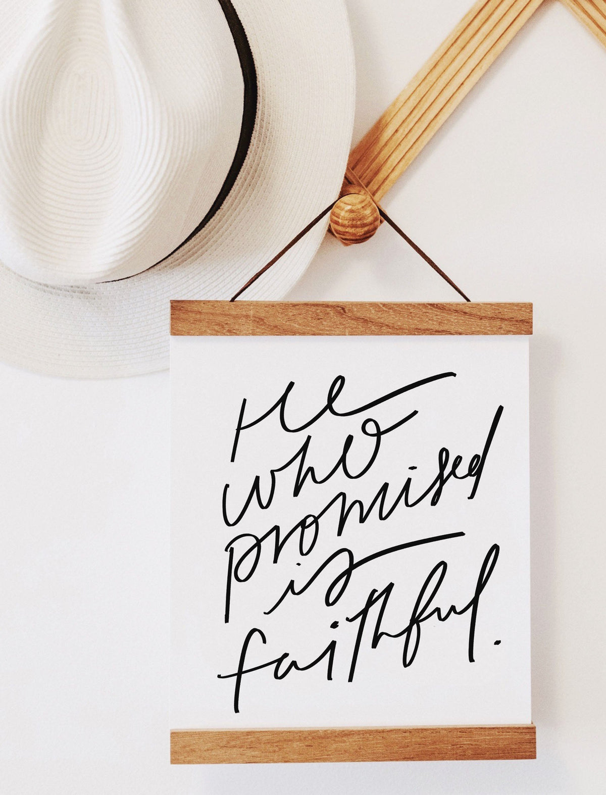 He who promised Art Print - 8 x 10 in