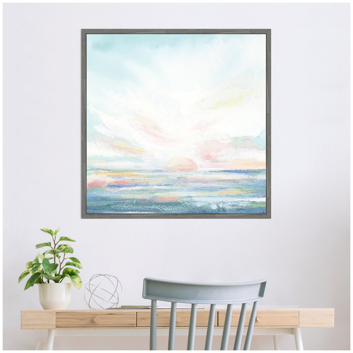 Sylvie Heavenly Framed Canvas by Julie Maida
