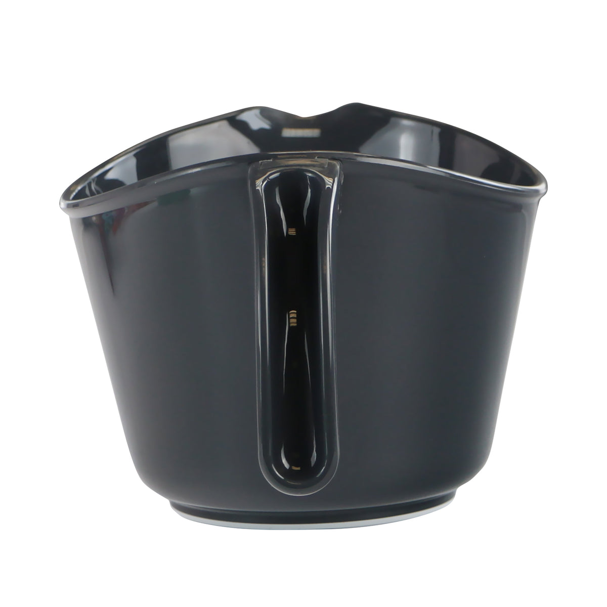 Reston Lloyd Melamine Batter Bowl with Pour Spout and Detachable Handle, Charcoal