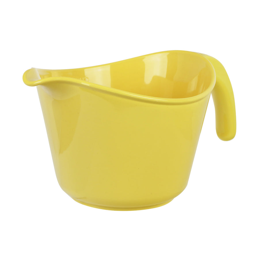Reston Lloyd Melamine Batter Bowl with Pour Spout and Detachable Handle, Lemon