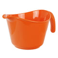 Reston Lloyd Melamine Batter Bowl with Pour Spout and Detachable Handle, Orange