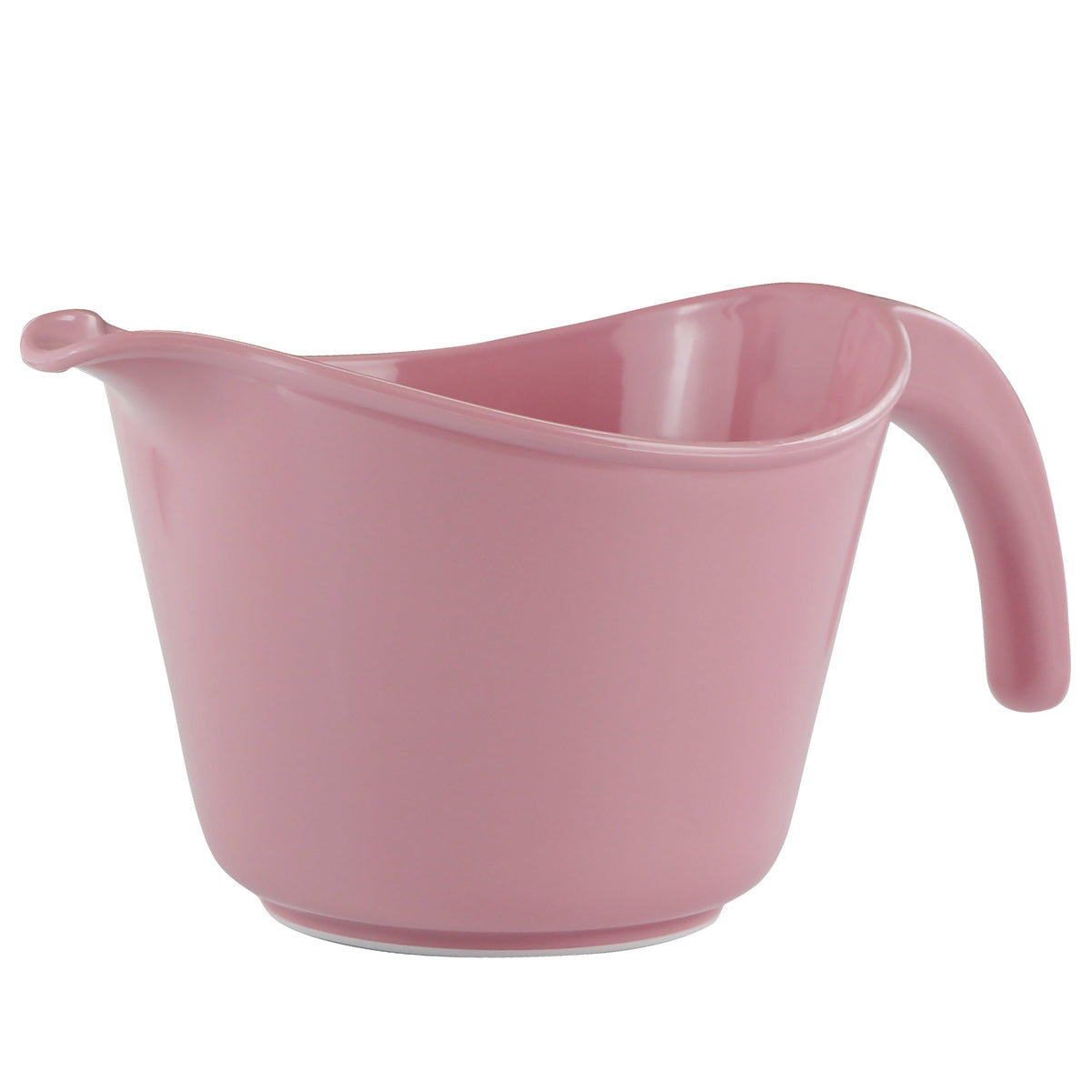 Reston Lloyd Melamine Batter Bowl with Pour Spout and Detachable Handle, Pink