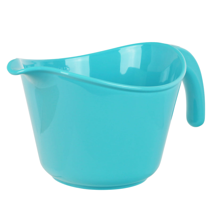 Reston Lloyd Melamine Batter Bowl with Pour Spout and Detachable Handle, Turquoise