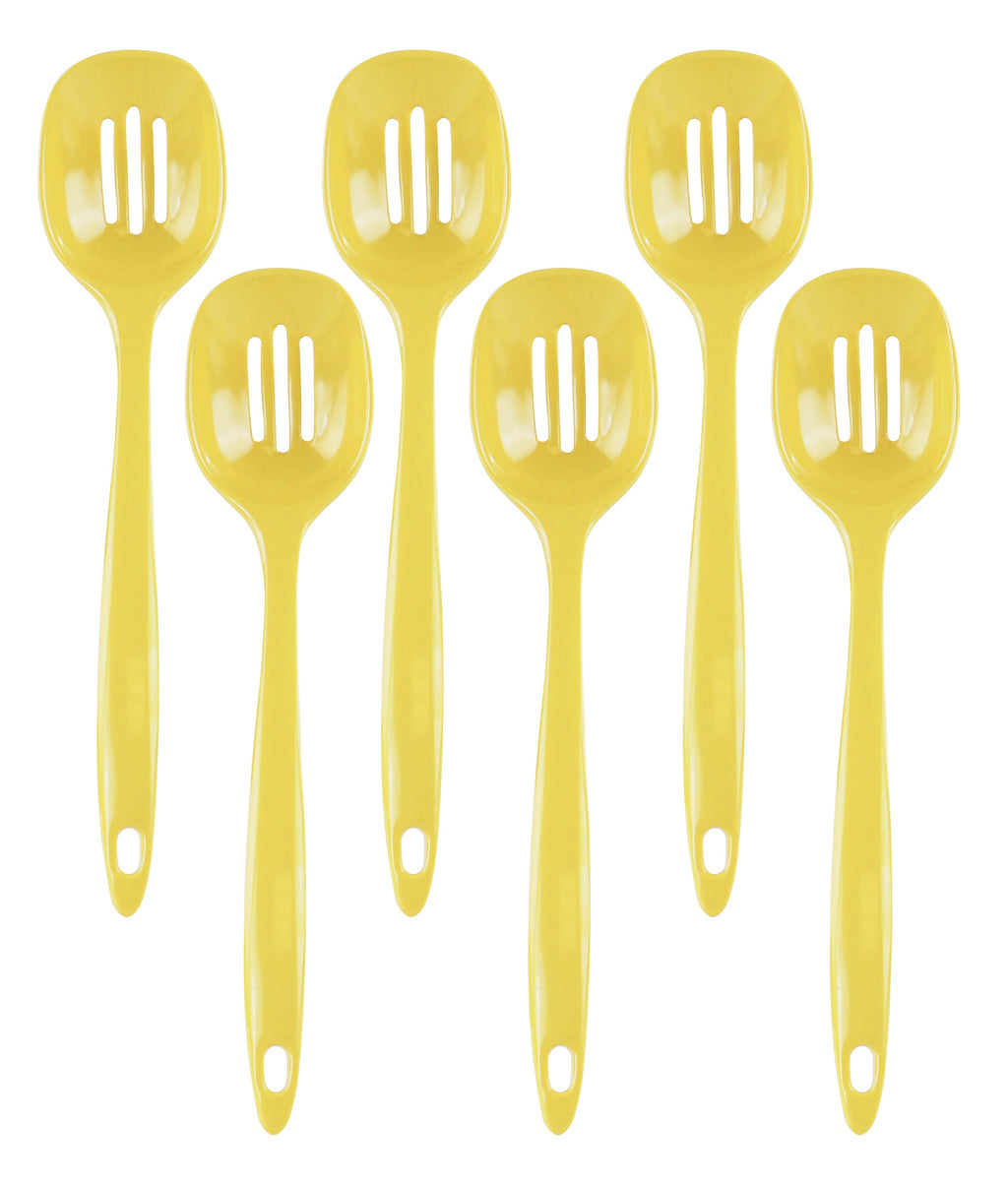 Melamine Slotted Spoon,  Lemon