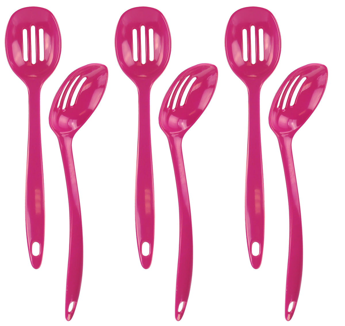 Melamine Slotted Spoon,  Magenta