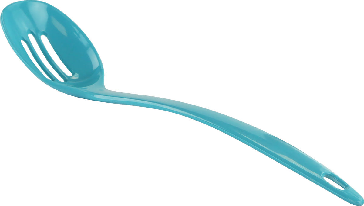 Melamine Slotted Spoon,  Turquoise