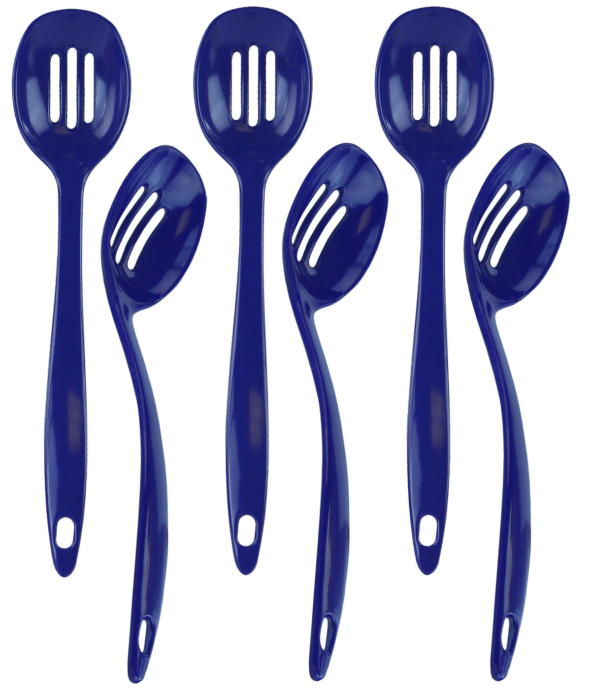 Melamine Slotted Spoon, Indigo