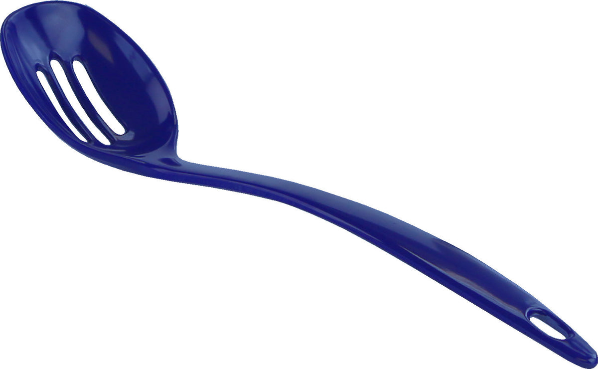 Melamine Slotted Spoon, Indigo