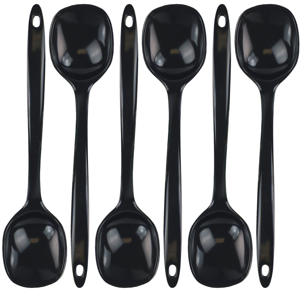 Melamine Spoon,  Black