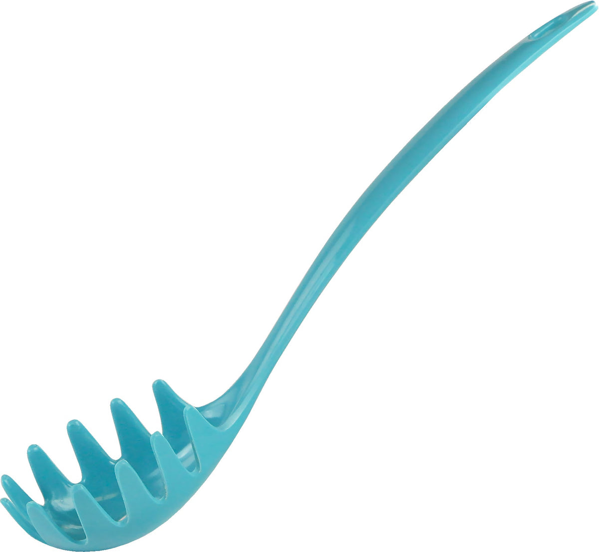 Melamine Spaghetti Fork, Turquoise