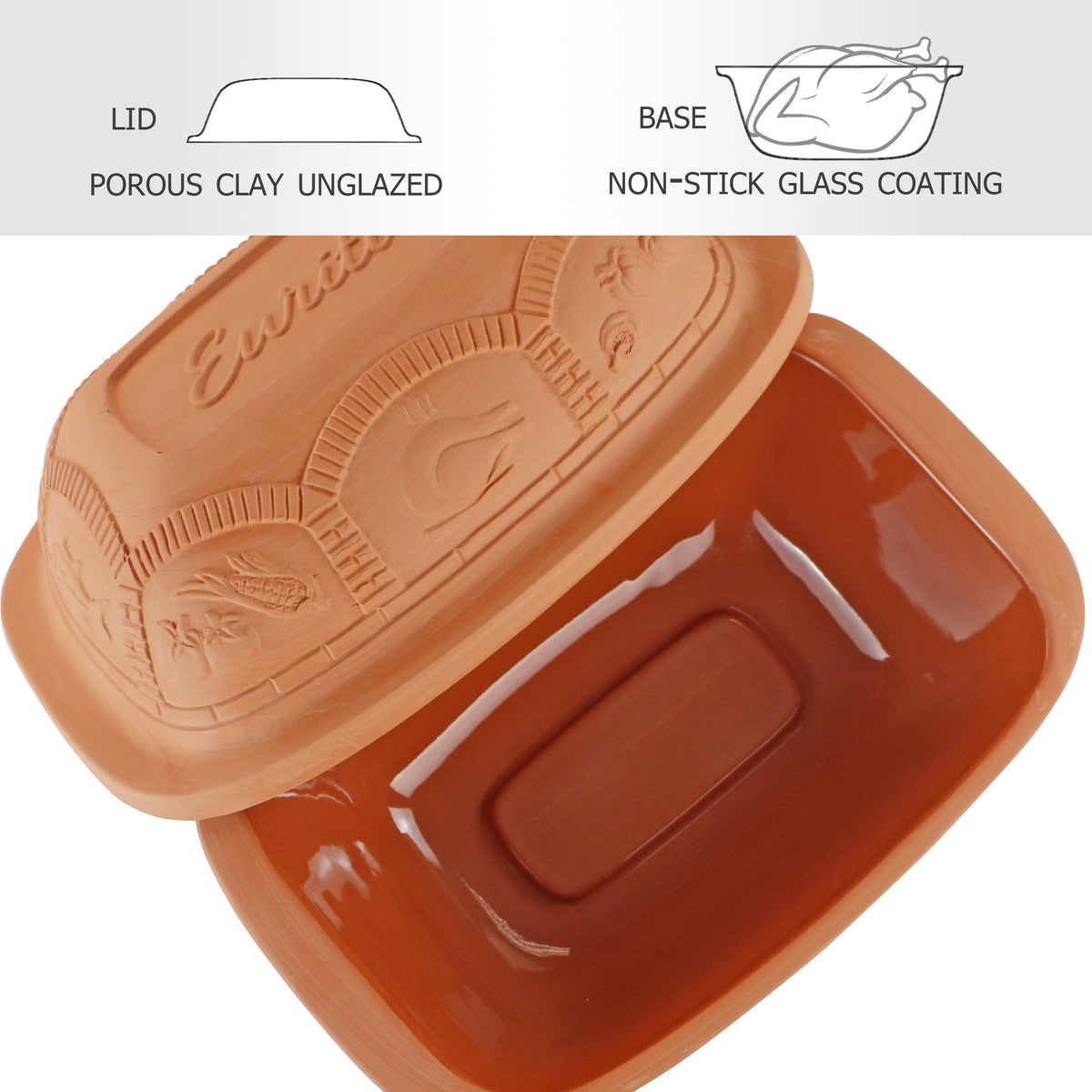 Eurita Clay Roaster, 1.5 Quarts